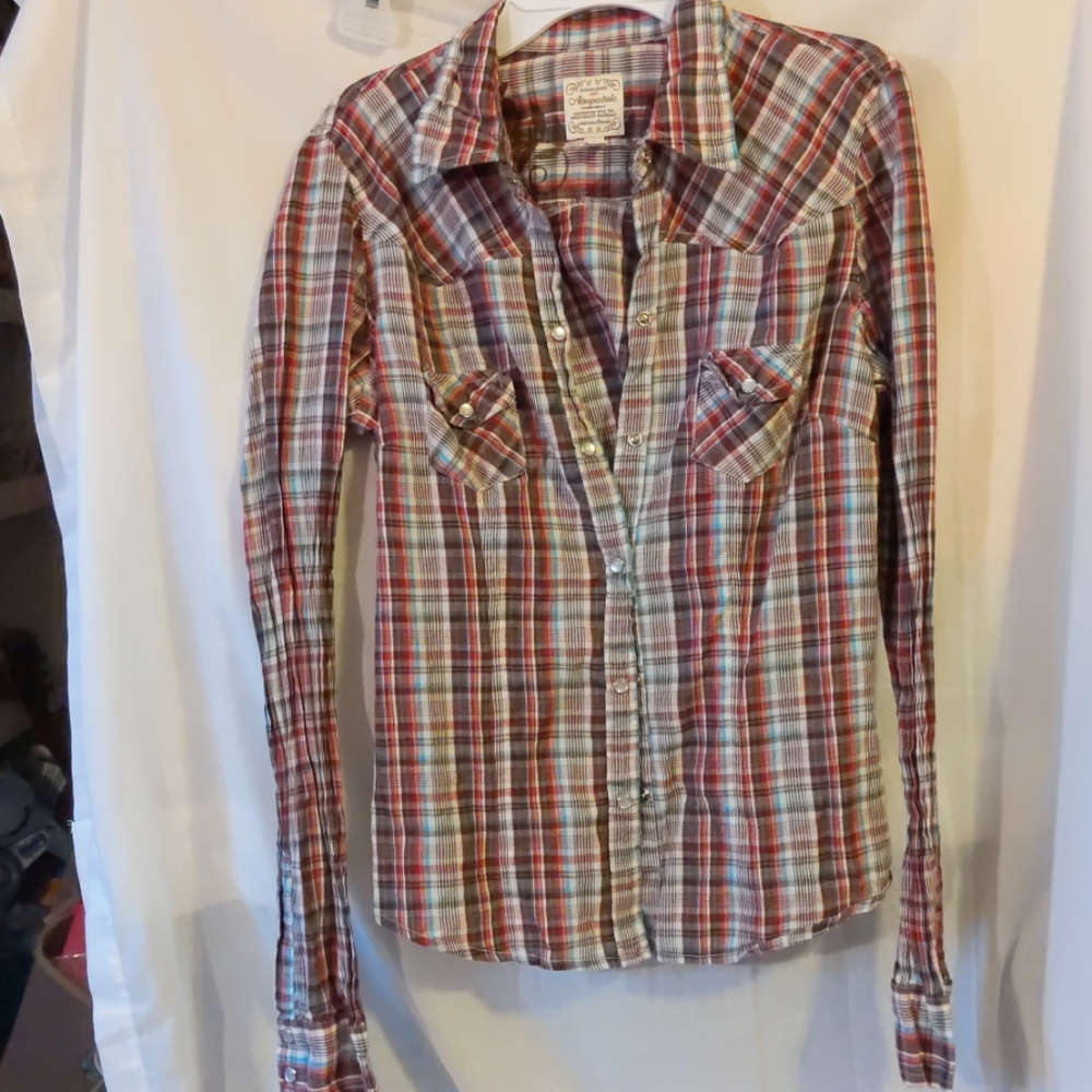 Aeropostale Long Sleeve Cowgirl snap Shirt